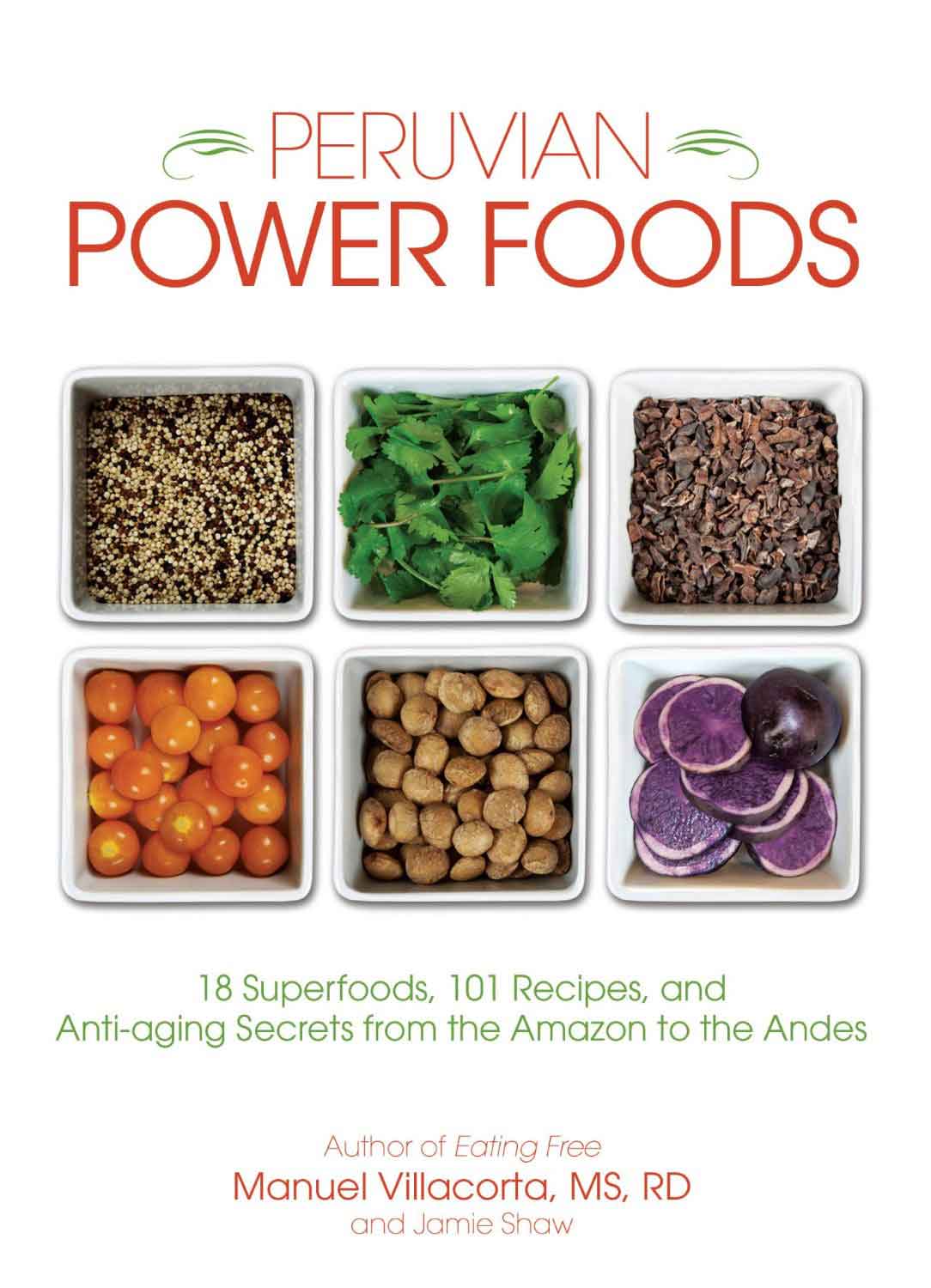 Cookbook cover for Peruvian Power Foods