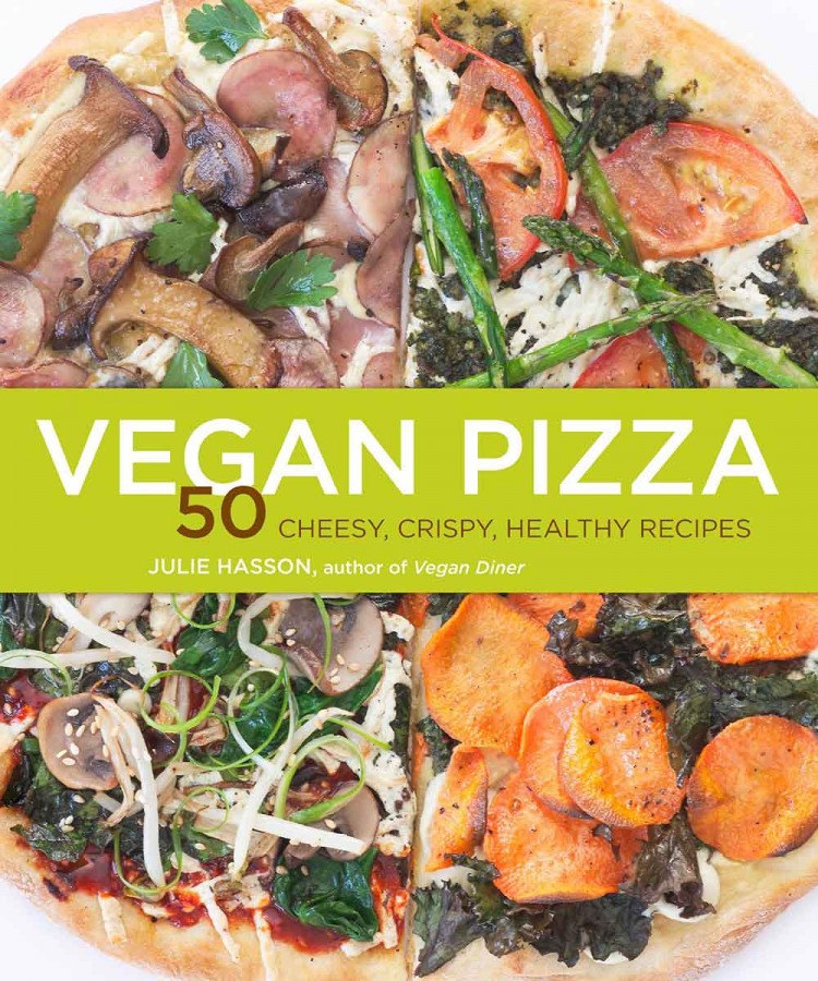 Cookbook cover for Vegan Pizza