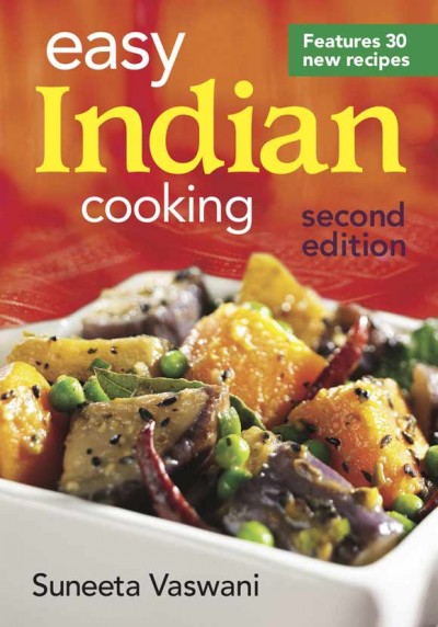 Cookbook cover for easy indian cooking