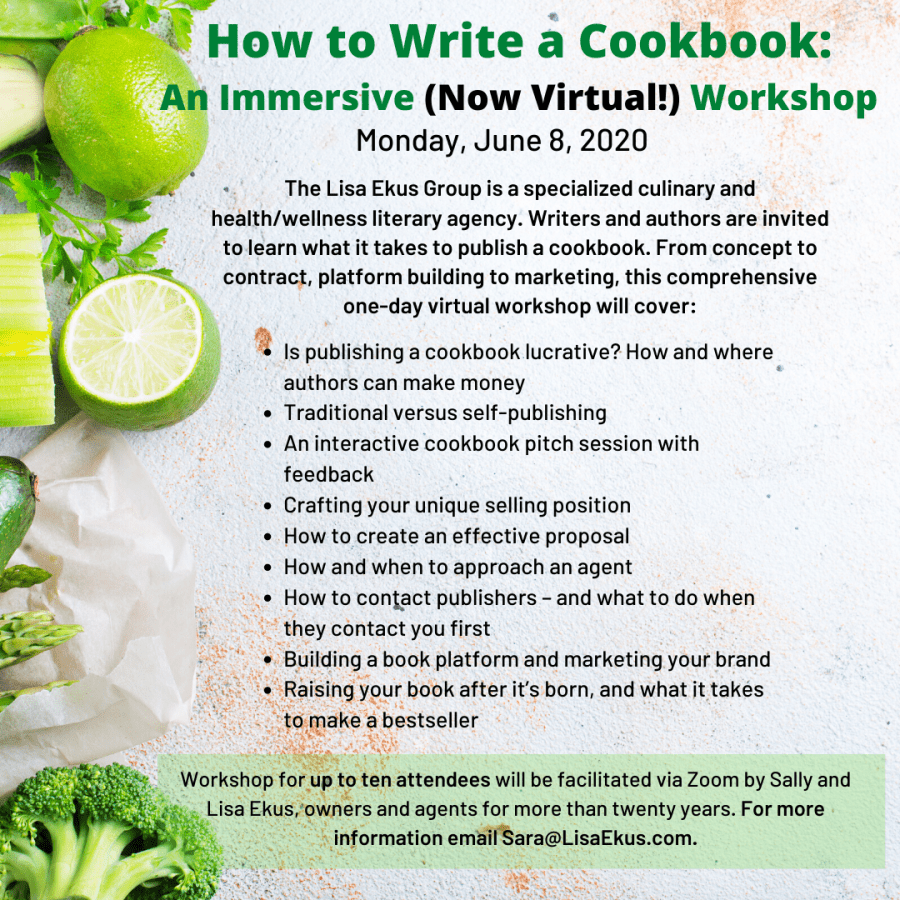 How to write a cookbook workshop flyer