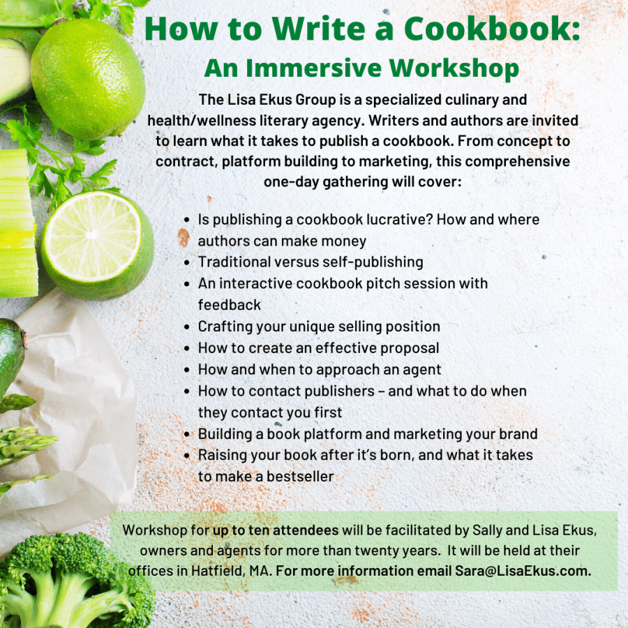 How to write a cookbook workshop flyer