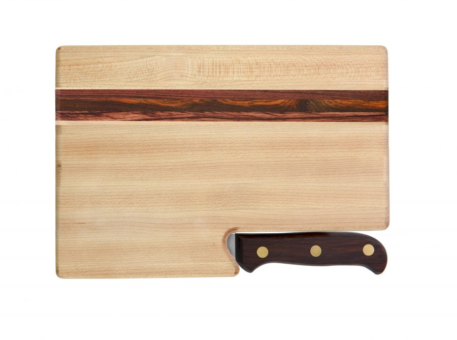 Knife in cutting board