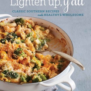Cookbook cover for Lighten up, y'all