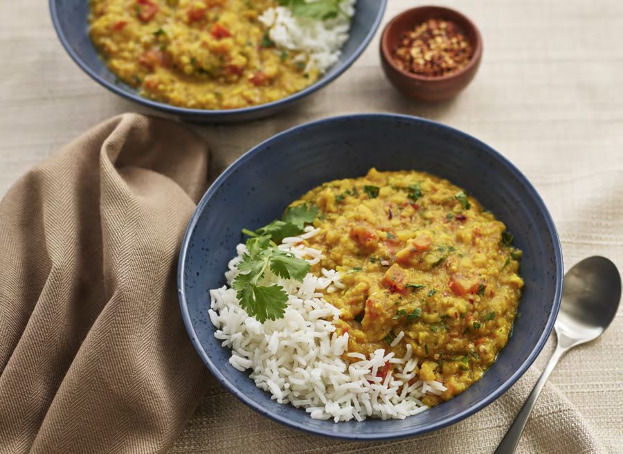 Recipe image of Red Lentil Dal and Rice from THE INSTANT POT® KOSHER COOKBOOK: 100 Recipes to Nourish Body and Soul