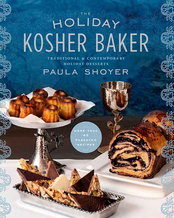 Cookbook cover for the holiday kosher baker