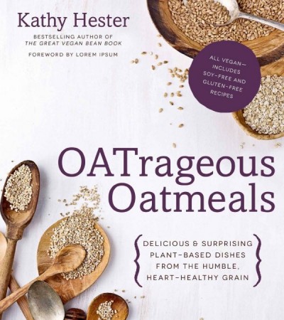 Cookbook cover for OATrageous Oatmeals